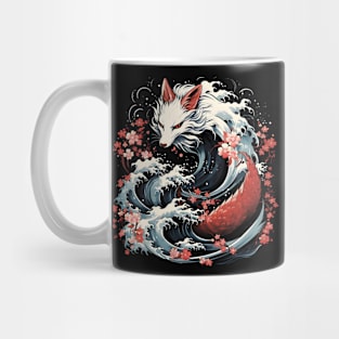 kitsune fox - kitsune japan Mug